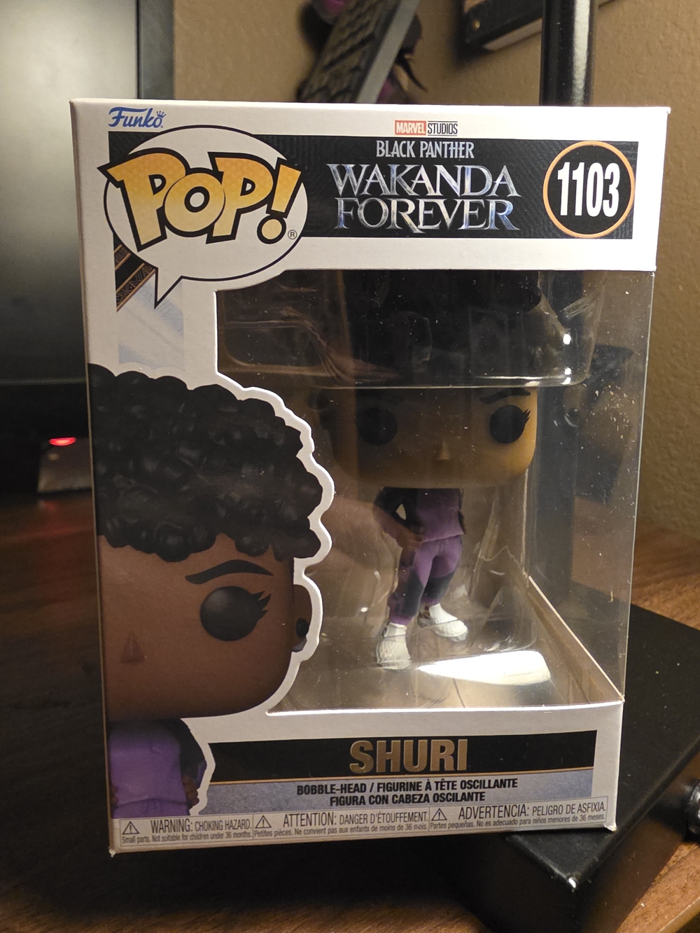 Funko Pop! Black Panther Wakanda Forever Shuri - Purple Vinyl Figure (1103)